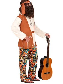 4-częściowy kostium "Hippie' ze wzorem