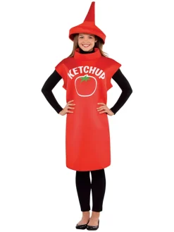 2-częściowy kostium "Ketchup" w kolorze czerwonym