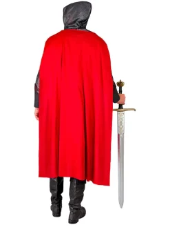 3-częściowy kostium "Knight Templar" w kolorze biało-czerwono-srebrnym