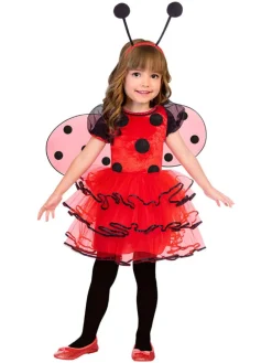 2-częściowy kostium "Ladybug" w kolorze czerwonym