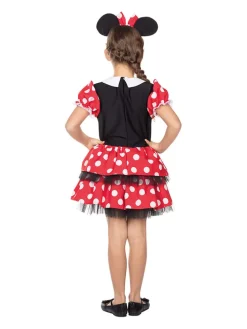 2-częściowy kostium "Mouse girl" w kolorze czerwono-czarnym