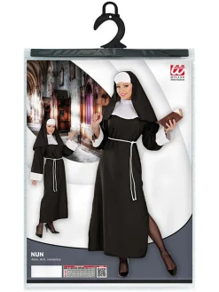 3-częściowy kostium "Nun" w kolorze czarnym