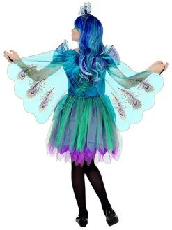 2-częściowy kostium "Peacock" w kolorze turkusowo-niebieskim