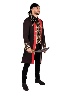 3-częściowy kostium "Pirat William" w kolorze czarnym