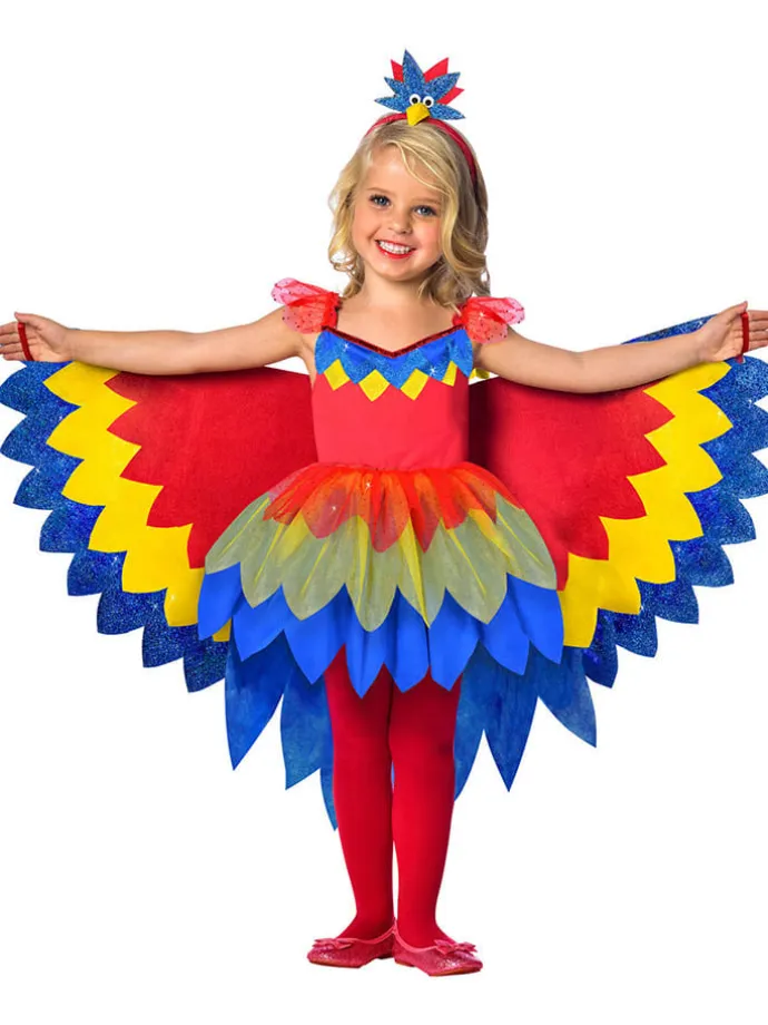 3-częściowy kostium "Pretty parrot" ze wzorem