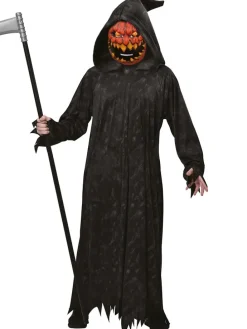 2-częściowy kostium "Pumpkin Reaper" w kolorze czarno-pomarańczowym