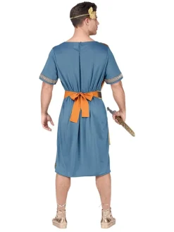 3-częściowy kostium "Roman emperor" w kolorze jasnobrązowo-niebieskim