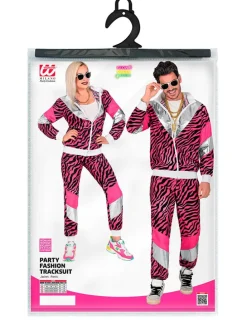 2-częściowy kostium "80s Pink Tiger" w kolorze różowym