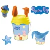 5-częściowy zestaw do piaskownicy "Peppa Pig" - 10 m+