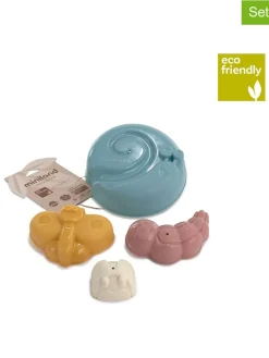 4-częściowy zestaw foremek w różnych kolorach do piasku - 18 m+