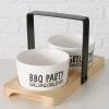 3-częściowy zestaw "Grillhouse" w kolorze białym