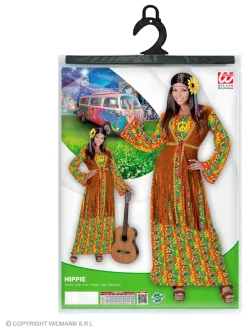 2-częściowy zestaw "Hippie" w kolorze brązowym ze wzorem