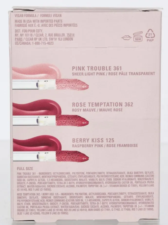 3-częściowy zestaw "Kylie Cosmetics Lip Gloss"