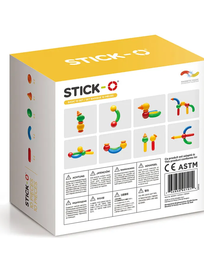 10-częściowy zestaw magnetyczny "STICK-O Basic" - 18 m+