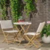 3-częściowy zestaw mebli ogrodowych "Bellano" w kolorze kremowo-jasnobrązowym
