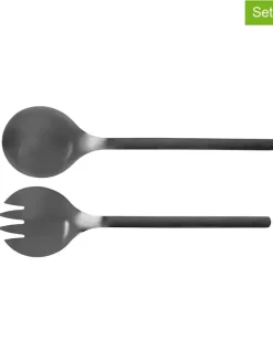 2-częściowy zestaw "Nagy" w kolorze czarnym - dł. 29 cm