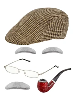 5-częściowy zestaw "Old man" w kolorze jasnobrązowo-szarym