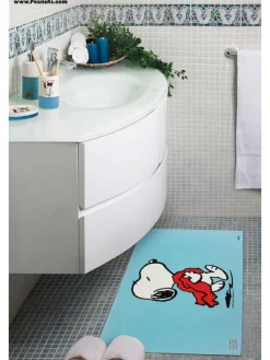 3-częściowy zestaw "Peanuts" w kolorze kremowo-niebieskim