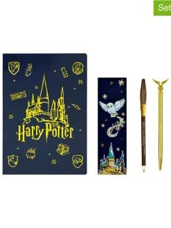 5-częściowy zestaw prezentowy "Harry Potter" w kolorze złoto-czarnym