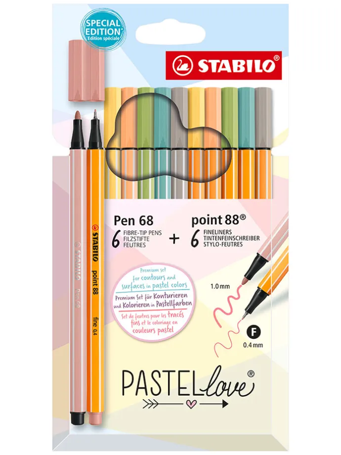 12-częściowy zestaw "STABILO Pastellove"