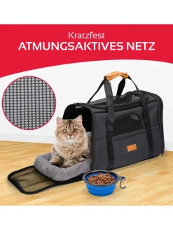 4-częściowy zestaw w kolorze antracytowo-niebieskim - szer. 44 cm