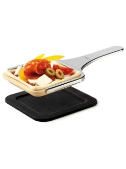 8-częściowy zestaw w kolorze beżowym do raclette
