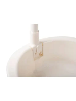 2-częściowy zestaw w kolorze beżowo-kremowym - dł. 97 cm