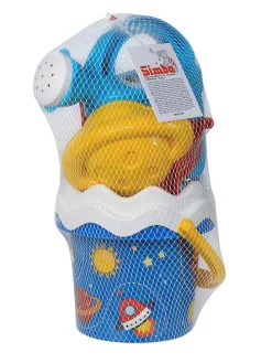6-częściowy zestaw w kolorze niebiesko-żółtym - 3+