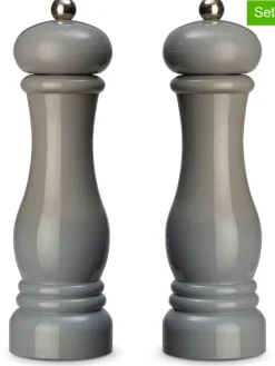 2-częściowy zestaw w kolorze szarym - wys. 21 x Ø 6 cm