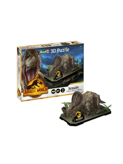 45-częściwe puzzle 3D "Jurassic World Dominion - Triceratops" - 10+
