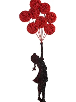 Dekoracja ścienna "Banksy" - 34 x 100 cm