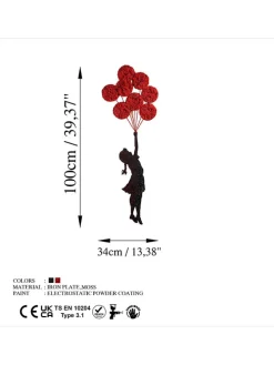 Dekoracja ścienna "Banksy" - 34 x 100 cm