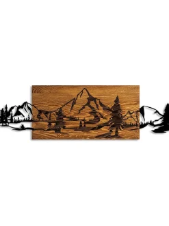 Dekoracja ścienna "Mountain Range" - 95 x 30 cm
