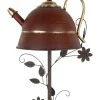 Dekoracja ogrodowa "Birdhouse" w kolorze brązowym na trzonku - 27 x 147 x 24 cm