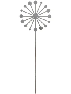 Dekoracja ogrodowa "Blossom" w kolorze szarym - 57,5 x 15 cm