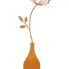 Dekoracja ogrodowa "Vase" w kolorze pomarańczowym - 17,5 x 50 x 7 cm