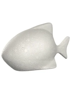 Dekoracja "Salerno" w kolorze kremowym - 17 x 10 cm