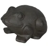 Dekoracja wodna "Frog" w kolorze brązowym - 13 x 8 x 10 cm