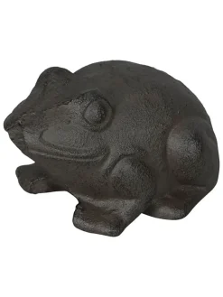 Dekoracja wodna "Frog" w kolorze brązowym - 13 x 8 x 10 cm