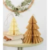 Dekoracje (2 szt.) "Hygge Xmas Trees" w kolorze beżowym