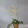 Dekoracyjna zawieszka LED "Amaze" w kolorze złotym - Ø 30 cm