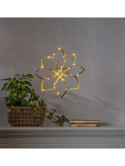 Dekoracyjna zawieszka LED "Amaze" w kolorze złotym - Ø 30 cm