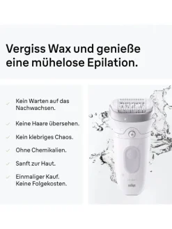 Depilator "Silk-épil 7 SE7-041" w kolorze biało-szarym