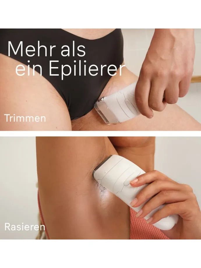 Depilator "Silk-épil 7-041" w kolorze srebrno-białym
