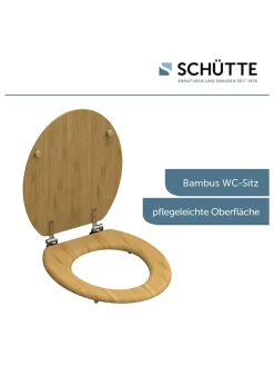 Deska WC "Bambus" w kolorze jasnobrązowym