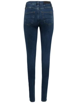 Dżinsy "Andrea" - Skinny fit - w kolorze granatowym