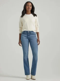 Dżinsy - Bootcut fit - w kolorze błękitnym