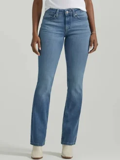 Dżinsy - Bootcut fit - w kolorze błękitnym