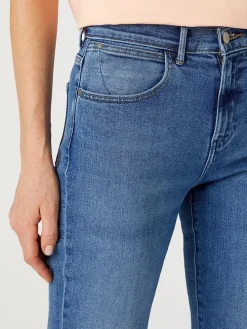 Dżinsy - Bootcut - w kolorze niebieskim