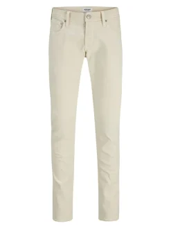 Dżinsy "Glenn" - Slim fit - w kolorze kremowym